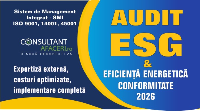 audit de conformitate ISO 9001, 45001, 19001